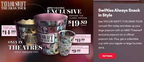 amc taylor swift bucket|taylor swift amc tickets.